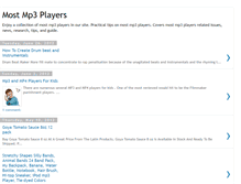 Tablet Screenshot of mostmp3players.blogspot.com