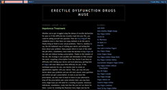 Desktop Screenshot of erectile-dysfunction-drugs-muse.blogspot.com