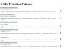 Tablet Screenshot of erectile-dysfunction-drugs-muse.blogspot.com