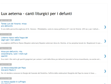Tablet Screenshot of liturgiadefunti.blogspot.com