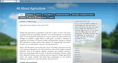 Desktop Screenshot of agricultureandupdates.blogspot.com