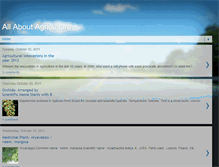 Tablet Screenshot of agricultureandupdates.blogspot.com
