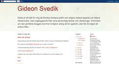 Desktop Screenshot of gideonsvedik.blogspot.com