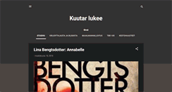 Desktop Screenshot of kuutarlukee.blogspot.com