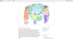 Desktop Screenshot of cumbredelajuventudparaelmedioambiente.blogspot.com