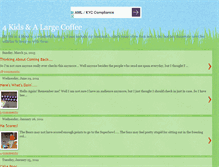 Tablet Screenshot of 4kidsandalargecoffee.blogspot.com