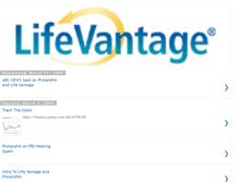Tablet Screenshot of lifevantage.blogspot.com