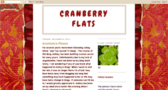 Desktop Screenshot of cranberryflats.blogspot.com