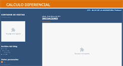 Desktop Screenshot of calculodiferencialuts.blogspot.com