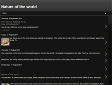 Tablet Screenshot of natureo.blogspot.com