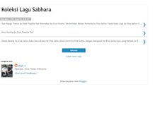 Tablet Screenshot of lagusabhara.blogspot.com