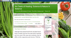 Desktop Screenshot of anoasisofhealing.blogspot.com