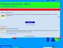 Tablet Screenshot of parlamentodosjovenscampanhaeleitor.blogspot.com