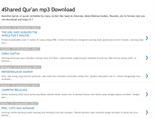 Tablet Screenshot of mp3quran-download.blogspot.com