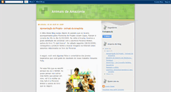 Desktop Screenshot of animais-da-amazonia.blogspot.com