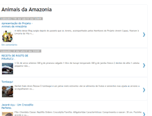 Tablet Screenshot of animais-da-amazonia.blogspot.com