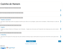 Tablet Screenshot of cozinha-de-homem.blogspot.com