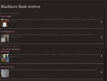 Tablet Screenshot of blackburnbookarchive.blogspot.com