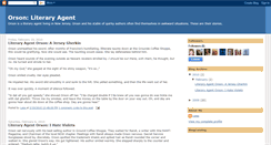 Desktop Screenshot of orson-literaryagent.blogspot.com