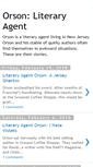 Mobile Screenshot of orson-literaryagent.blogspot.com