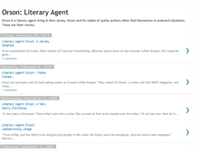 Tablet Screenshot of orson-literaryagent.blogspot.com