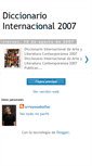 Mobile Screenshot of diccionariointernacional2007.blogspot.com