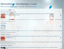 Tablet Screenshot of dermoclinica.blogspot.com