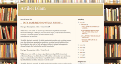 Desktop Screenshot of islamartikel.blogspot.com