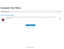 Tablet Screenshot of computernotworks.blogspot.com