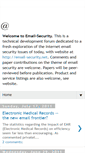 Mobile Screenshot of email-security.blogspot.com