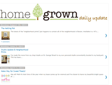 Tablet Screenshot of homegrowndaily.blogspot.com