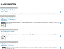 Tablet Screenshot of bloggingseotips.blogspot.com