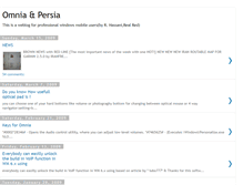 Tablet Screenshot of omnia-persian-users.blogspot.com