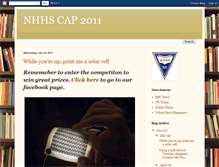 Tablet Screenshot of nhhscap2011.blogspot.com