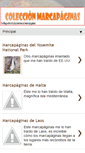 Mobile Screenshot of coleccionmarcapaginas.blogspot.com