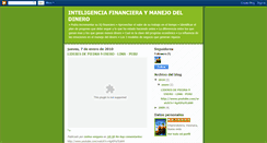 Desktop Screenshot of iqmanejodedinero.blogspot.com