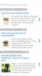 Mobile Screenshot of hpvnaturalcures.blogspot.com