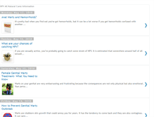 Tablet Screenshot of hpvnaturalcures.blogspot.com