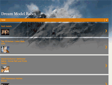 Tablet Screenshot of dreammodelbabes.blogspot.com