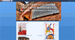 Desktop Screenshot of liceoartisticosiena.blogspot.com