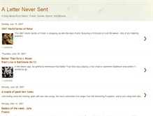 Tablet Screenshot of aletterneversent.blogspot.com