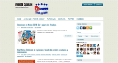 Desktop Screenshot of frentecomuncubano.blogspot.com