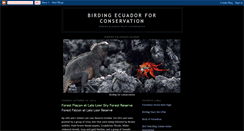 Desktop Screenshot of birding-ecuador-responsibly.blogspot.com