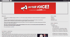 Desktop Screenshot of lendyourvoice.blogspot.com