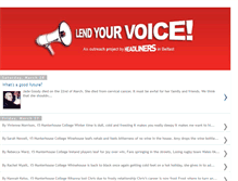 Tablet Screenshot of lendyourvoice.blogspot.com