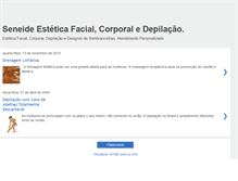 Tablet Screenshot of esteticaseneide.blogspot.com