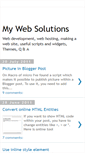 Mobile Screenshot of my-web-solutions.blogspot.com