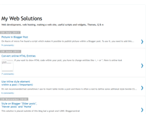 Tablet Screenshot of my-web-solutions.blogspot.com