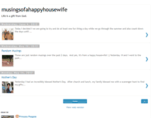 Tablet Screenshot of musingsofahappyhousewife.blogspot.com