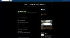 Desktop Screenshot of jonathantheodorewee.blogspot.com